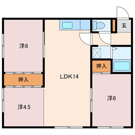 豊栄マンションの物件間取画像